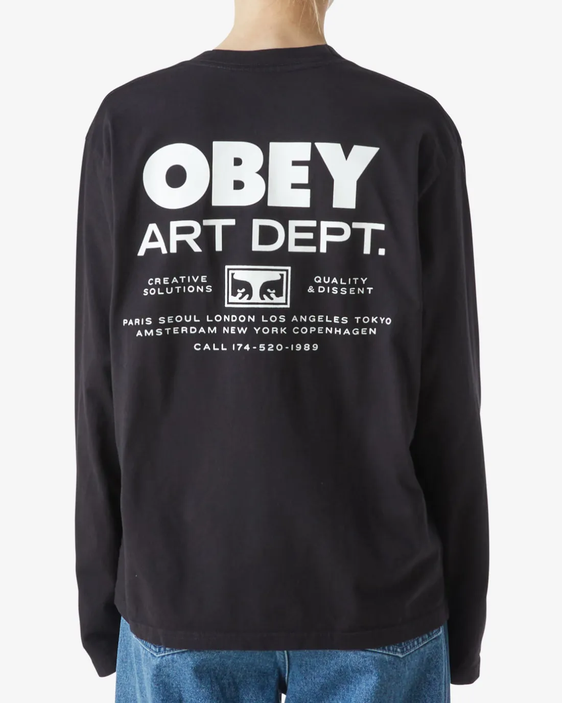 CREATIVE SOLUTIONS PIGMENT LS T-SHIRT*OBEY Clothing Flash Sale