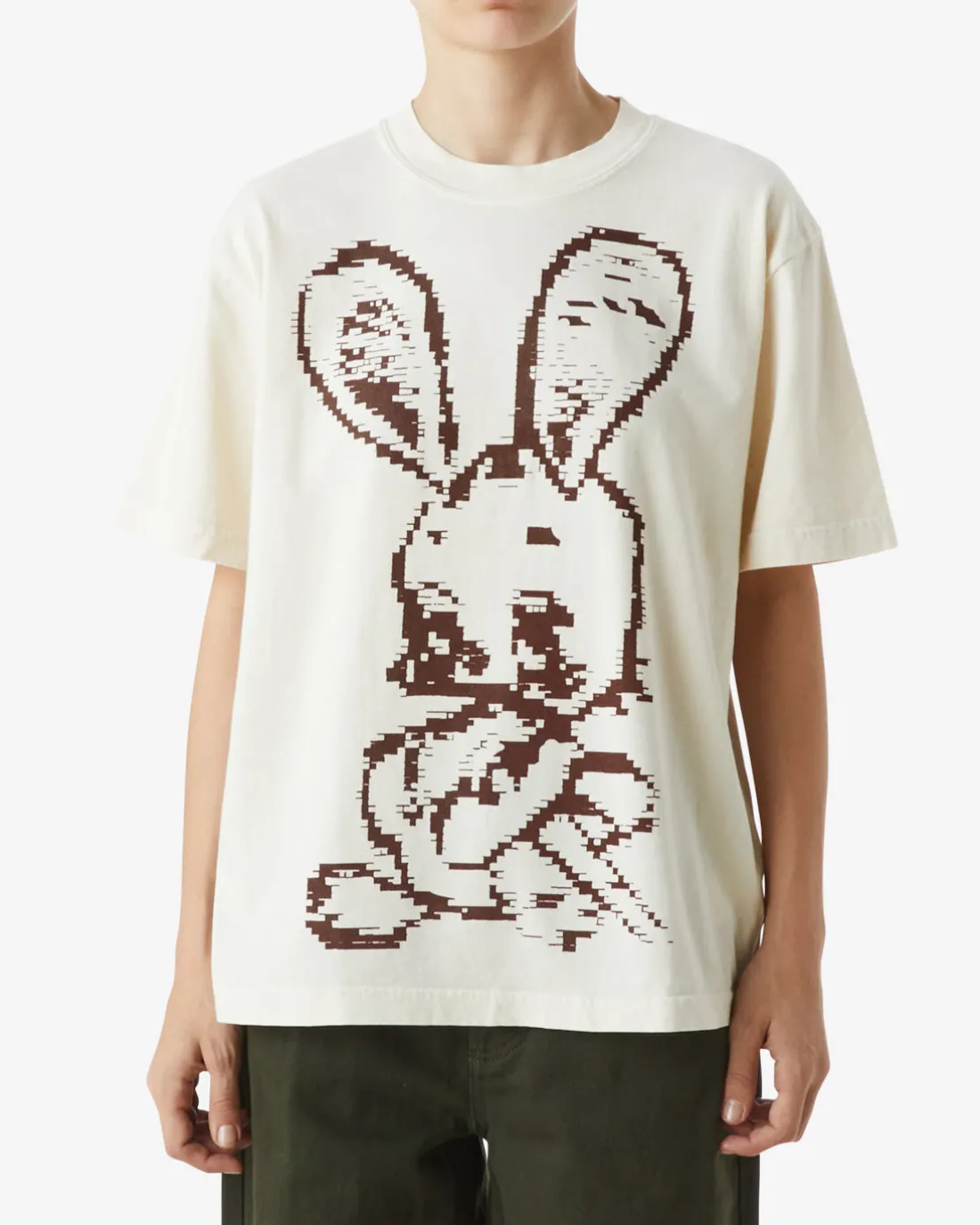 DIGITAL BUNNY PIGMENT T-SHIRT*OBEY Clothing Discount