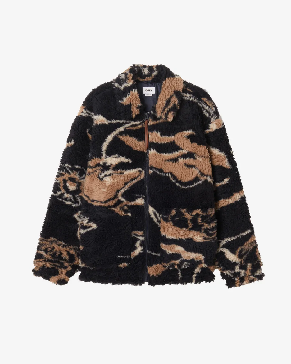 MUSHROOM SHERPA JACKET*OBEY Clothing Store