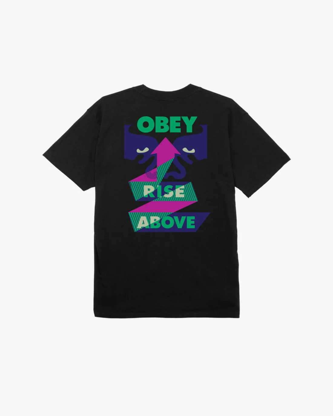 RISE ABOVE RIBBON CLASSIC T-SHIRT*OBEY Clothing Best