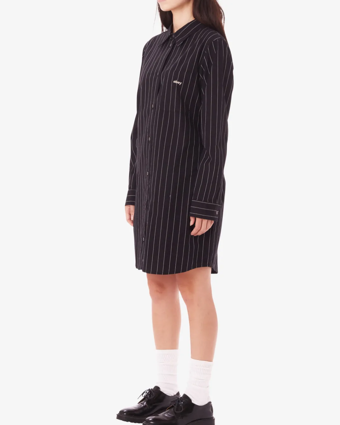 TRINITY SHIRT DRESS*OBEY Clothing Flash Sale